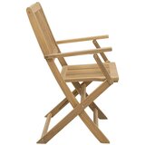  Sklopive vrtne stolice 2 kom 54 x 61 x 88 cm od drva bagrema | shoptok.hr