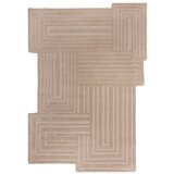 Flair Rugs Bež ročno tkana volnena preproga 200x290 cm Zen Rectangles – | Shoptok.si
