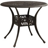 vidaXL Vrtna miza bronasta 90x90x74 cm liti aluminij | Shoptok.si