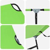  Sklopiva ležaljka za sunčanje Zelena 188 x 57 x 86,5 cm | shoptok.hr