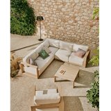 Kave Home Vrtna klubska mizica iz masivne akacije 82,5x82,5 cm Ambra &amp;ndash; Slike