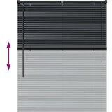  Zavjesa za prozor sa zavjesama Ostalo Crna 100 x 130 cm Aluminij | shoptok.hr