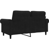  Dvosjed crni 120 cm baršunasti | shoptok.hr
