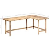  Radni stol 180 x 120 x 76 cm od masivnog drva manga | shoptok.hr