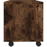 TV ormarić s kotačićima boja hrasta 90 x 35 x 35 cm drveni | shoptok.hr