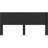  Uzglavlje Crna Konstruirano drvo 200 cm | shoptok.hr