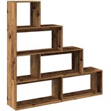  Pregrada/regal za knjige 4 razina 143,5x29x143,5cm drveni | Eponuda.com