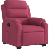  Naslonjač na podizanje crvena boja vina baršunasti | shoptok.hr