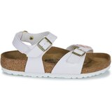 Birkenstock Sandali & Odprti čevlji Rio AS Kids Flowers BF White Bela | Shoptok.si