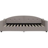  Dnevni krevet na razvlačenje smeđesivi 100 x 200 cm od tkanine | shoptok.hr