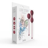 Lola games Vaginalne kuglice Set for Easy and Medium Level Love Story Carmen, Crvene Cene