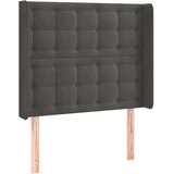  Box spring postelja z vzmetnico LED temno siva 100x200 cm žamet, (20789616) | Shoptok.si