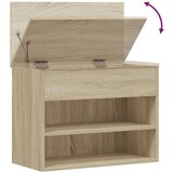  Klupa za cipele boja hrasta 60 x 30 x 45 cm konstruirano drvo | shoptok.hr