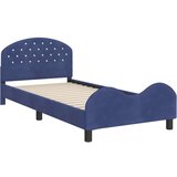  Otroški posteljni okvir z vznožjem Policijska modra 90 x 200 cm, (5000104561) | Shoptok.si