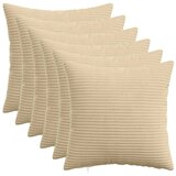  Presvlaka za jastuk 6 kom. HEERLEN Siva zelena 35 x 35 cm Kord - Svijetlo zelena siva 35 x 35 cm 6 | shoptok.hr