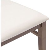 vidaXL Jedilni stoli z blazinami 2 kosa Brown Solid Wood Rubber | Shoptok.si