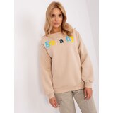Wow Donna Sweatshirt-EM-BL-617-12.04-beige | Shoptok.si