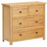  Komoda s ladicama 80 x 35 x 75 cm od masivne hrastovine | shoptok.hr