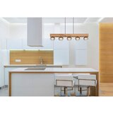 Globo Visilica Moitas (40 W, D x Š x V: 1.150 x 150 x 1.200 mm, Broj žarulja: 5 Kom., Crna, E27) | shoptok.hr