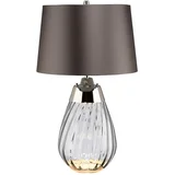Elstead LENA-TL-S-SMOKE - LED stona lampa LENA 1xE27/60W/230V + 1xGU10/7W siva