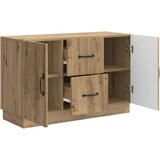 vidaXL Strani šal Artisan hrast 89 x 34,5 x 57 cm Inženirski les, (5000218027) | Shoptok.si