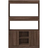  Visoka komoda boja hrasta 92x33x140 cm od konstruiranog drva | shoptok.hr
