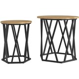 Kava Stol 2 pcs Umjetnički hrast Inženjerska drva i čelik | Eponuda.com