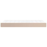  Vzmetnica z žepkasto vzmetjo kapučino 80x200x20 cm umetno usnje, (20792264) | Shoptok.si