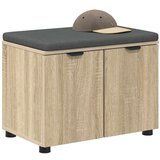  Haldna klop z blazino z vrati Sonoma hrast 60 x 38 x 46 cm, (5000155684) | Shoptok.si