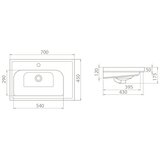 Cerastyle Umivaonik Frame 70 | shoptok.hr