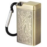 INF Prenosni mini pepelnik s karabinom za ključe - vzdržljiv in priročen Bronze, (5000241884) | Shoptok.si