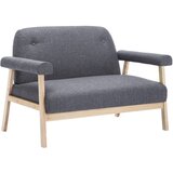 Maison Chic kavč - Sofa - Kanape dvosed iz blaga temno sive barve, (21727190) | Shoptok.si