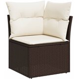  8-dijelni set vrtnih sofa s jastucima smeđi od poliratana | shoptok.hr
