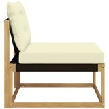  Srednja sofa za van s jastukom Bijela 79 x 83 x 73 cm čelik | Eponuda.com