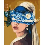 Slika za samostalno slikanje - Starry night catches the eye 40x50 | shoptok.hr