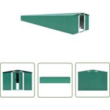  The Living Store Vrtna lopa zelena 257x990x181 cm pocinkano jeklo - Vrtna Lopa, (21745231) Cene