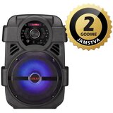Akai zvučnik 10W, FM, BT, USB, LED svjeta, baterija, ž. mikrofon, crni ABTS-808L | shoptok.hr