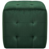 vidaXL Nočne omarice 2 kosa zelene 30x30x30 cm žametno blago | Shoptok.si