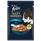Purina Felix sos Tasty Shreds - Tuna 80g cene