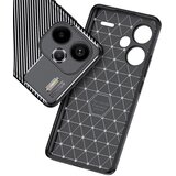 Techsuit CarbonFiber maska za Xiaomi Redmi Note 13 Pro+ 5G – crna | shoptok.hr