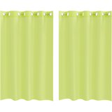 Voile zavjese s ušicama 2 kom jabučno zelena 140x175 cm | shoptok.hr