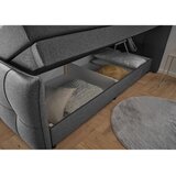 MID.YOU POSTELJA BOXSPRING 160 cm x 200 cm , tekstil, leseni material antracit | Shoptok.si