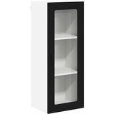  Zidni kuhinjski ormarić Crna 40 x 31 x 100 cm Konstruirano drvo | shoptok.hr