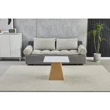 klub sto ct 6050 bela keramička ploča/drvo metalno postolje 800x800x430mm ( 800-616 )