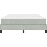 Box Postelja z vzmetnico z vzmetnico Svetlo siva 160 x 220 cm blago, (5000107072) | Shoptok.si