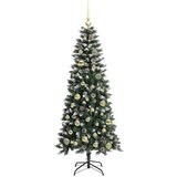 vidaXL Umestno božično drevo med 150 LED Zelena 66 x 66 x 150 cm | Shoptok.si