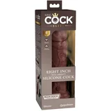 King Cock Elite 8 - realističan dildo (20 cm) - smeđi