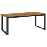 vidaXL Set za vrtno objedovanje od 9 dijelova Crni Poli Rattan Akacija, Složive vrtne stolice s jastucima 2 kom Crni Poli Rattan | shoptok.hr