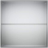  Vrtna saksija Srebrna 60 x 60 x 40 cm Pocinčani čelik - Pocinčani čelik 60 x 60 x 40 cm 1 | shoptok.hr