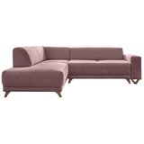 Miuform Rožnata raztegljiva/s prostorom za shranjevanje kotna sedežna garnitura (levi kot/v obliki črke L) Classy Sophie – | Shoptok.si